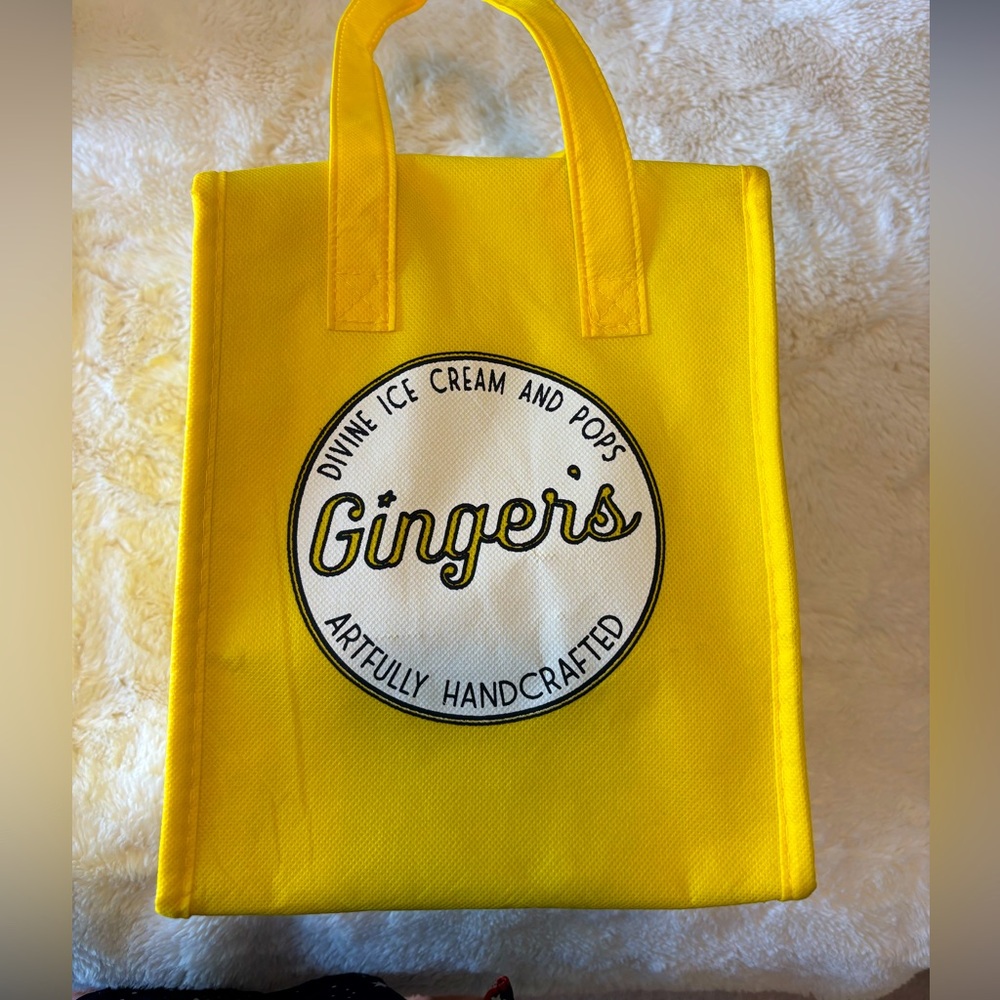 Gingers Ice cream cooler lunch bag/tote/ cooler